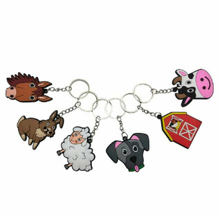 農場の動物キーホルダー (ミックス、48個セット)