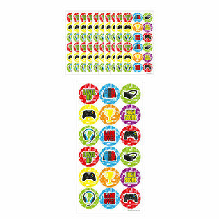 ゲーマーファンステッカー - 10シート（各18枚入り）