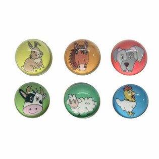 スーパーボール - 牧場の動物 - &Oslash; 3.2 Cm. (50個入)