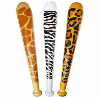 特大インフレータブル野生動物のぼう - 85CM - ミックスカラー (12個入り)