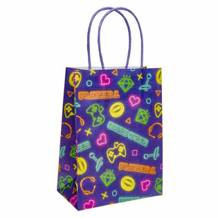 ゲーマー 紙製ギフトバッグ - 16x9x22 cm (12枚入)