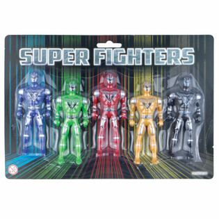 SUPER FIGHTERS - 5体セット アクションフィギュア (6個入り)