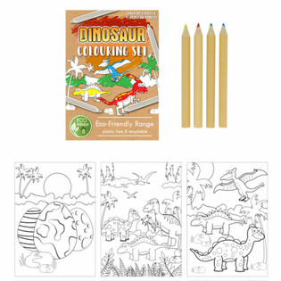 恐竜お絵かきセット エコフレンドリー (25個セット)