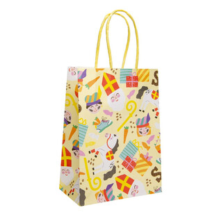 紙製ギフトバッグ - シンタクラース - サイズ 16x9x22 CM (12枚入)