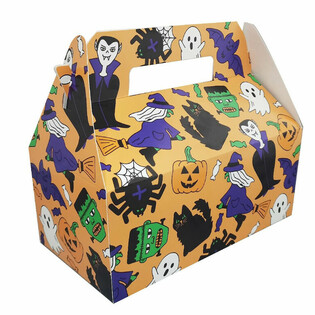 ハロウィン メニューボックス - 22.5 x 12 x 9.5 cm (24個入)