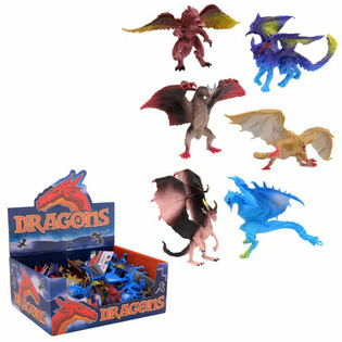 恐竜・ドラゴンおもちゃフィギュア ミックス ディスプレイBOX入 (36個入)