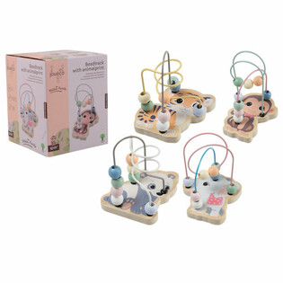JOUECO&reg; 動物のビーズコースター - 12ヶ月から