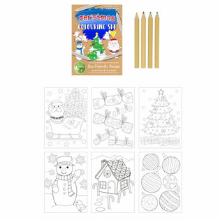 エコフレンドリー クリスマス お絵かきセット - ユニコーン (25個セット)