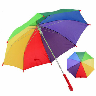 レインボー傘 卸売 &Oslash;68 cm (12本セット)