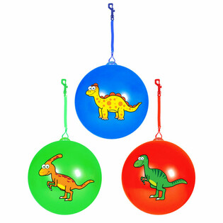 恐竜ボール ひも付き / バンジーボール &Oslash;23 Cm (24個入)