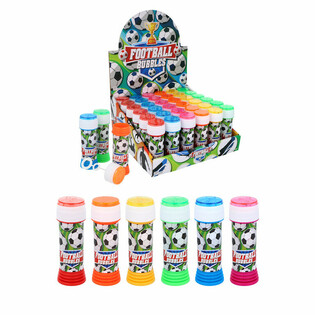 シャボン玉「サッカー選手」 - 50ml ディスプレイ付き (36個入)