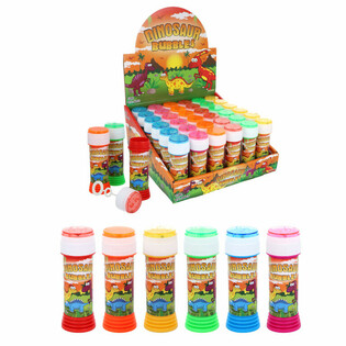 恐竜のシャボン玉 50ml パズルゲーム付き - 36個セット