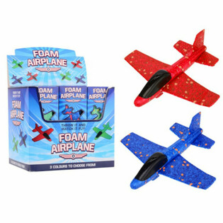 フォーム飛行機 17cm - ディスプレイボックス入り (18個)