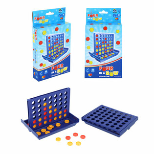 四目並べゲーム - サイズ 13x9.5 cm ギフトボックス入り (6個)
