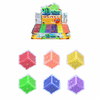 立体迷宮パズル 立方体ゲーム ディスプレイ付 (24個入)