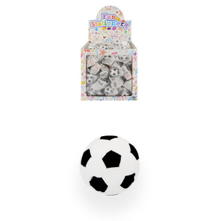 消しゴム - モデル：サッカーボール - ディスプレイ入り (120個)