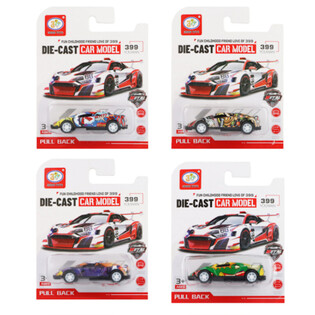 プルバック グラフィティミニカー 台紙付き (12個入)