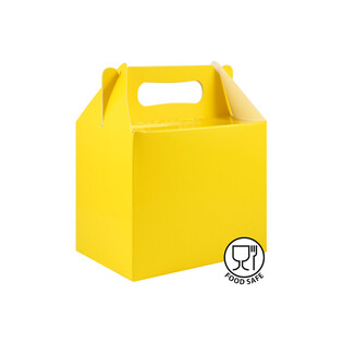 ギフトボックス イエロー 14x9.5x12 cm (12個入)