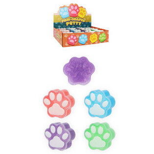 肉球シェイプ スライム - Paw Shaped Putty (24個入り)