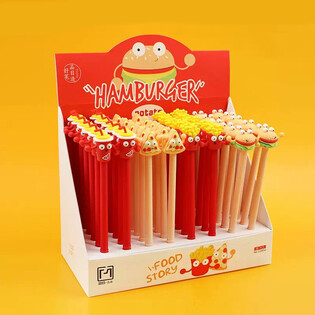 ファストフード ボールペン ディスプレイセット (48本入)