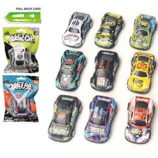 メタル プルバック ミニカー ギフトバッグ入り（24個セット）