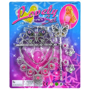 LOVELY プリンセス アクセサリーセット 台紙付 (6個セット)