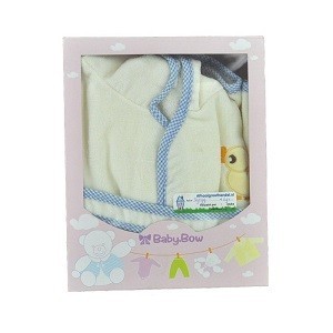 BABY BOW キッズ バスローブ イエロー / ブルー