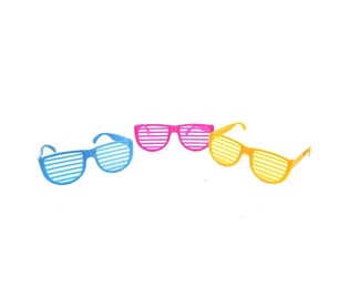 子供用 シャッターシェード メガネ パーティーサングラス (24個入)