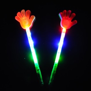 光るLEDパタパタハンドスティック (12個入)